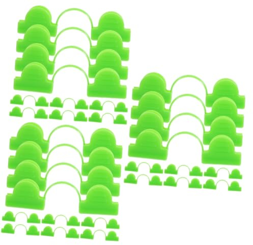 Yardwe 150stücke Windfeste Gewächshausclips Doppelköpfige Kunststoff-clips Für Sichere Fixierung Von Folien Und Abdeckungen Im Garten Installieren Langlebig Und