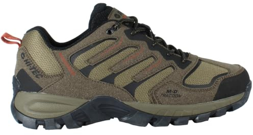 HI-TEC - Chaussures Trekking Homme Cervus Low WP | Chaussures de Montagne pour Homme, Randonnée | Pieds au Sec Grâce à la Membrane Imperméable, Traction Optimale, Confortables | Chocolate, 41