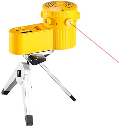 TirEurt Laser Level with Tripod Line Laser with Horizontal Bubble 5 Types of Lasers for Home Decoration DIY Hanging Pictures LED Lighting Measurement and Calibration Tools