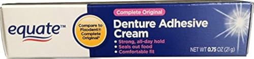 Equate Complete Original Denture Adhesive Cream, .75oz,