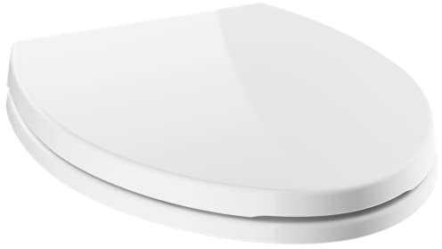 DELTA Faucet 811903-WH Elongated Slow-Close Seat in White, Toilet
