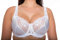 Gemm White Satin Lace Underwired Bra 34D to 46J (38F)