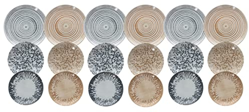 Tognana Goblin Servicio de mesa de 18 piezas, fabricado en Italia