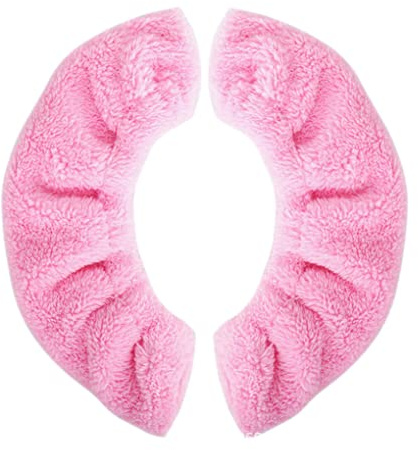 Skridskor Skatte Skattlock Soft Plush Ice Skate Protector Skating Slicer Skyddsvakter För Hockey Figur Skridskor Rosa 1 Par