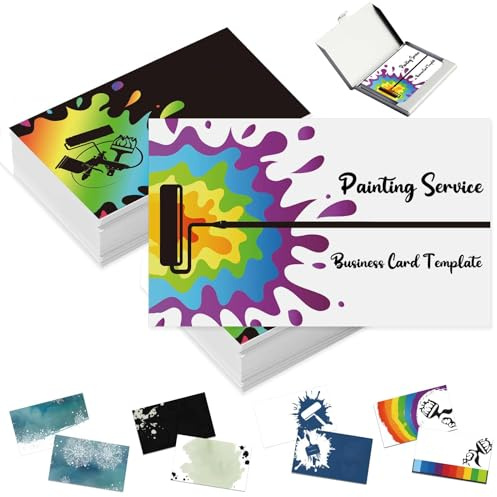 Cartes de visite personnalisées avec photo pour petites entreprises personnalisées avec logo et texte 1000 500 200 100 Cartes de visite imperméables imprimables double face - 8,9 x 5,1 cm