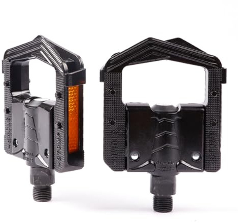 Pedal Plegable De Bicicleta De MontañA, Pedales Planos MTB Pedales De Bicicleta De MontañA, Plataforma De Bicicleta Pedal Antideslizante De AleacióN De Aluminio