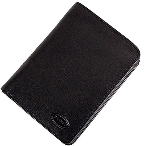 GoBago Herren Geldbörse Leder Portemonnaie Geldbeutel mit Riegel viele Karten