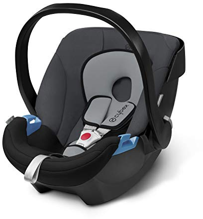 CYBEX Silver Babyskydd Aton, spädbarnsinlägg ingår, Från födseln till ca 18 månaders ålder, max 13 kg, Cobblestone