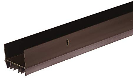 Frost King B79/36H Vinyl Slide Bottom for Metal Doors, 1/3/4in Wide x 36in Long, Brown, 1-3/4 x 36
