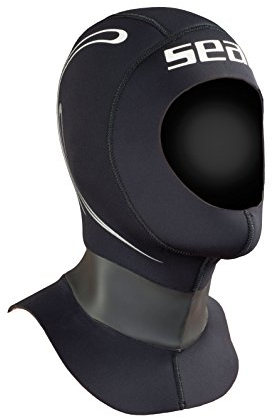 SEAC Tekno, Kofhaube für Neopren-Tauchanzüge, 5mm stark, mit Entlüftungslöchern, für Damen und Herren