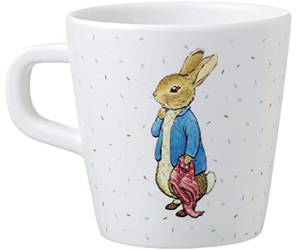 Peter Hase BP913P Ein fröhlicher und farbiger kleiner Becher zum Trinken wie ein großer., mehrfarbig