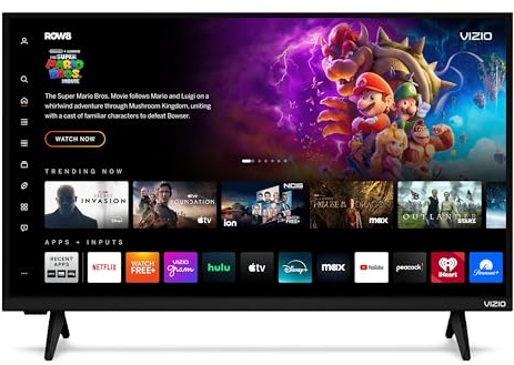 VIZIO 32-inch HD Smart TV 720p LED w/Alexa Compatibility, Google Cast Built-in, Bluetooth Headphone Capable (VHD32M-08, New)