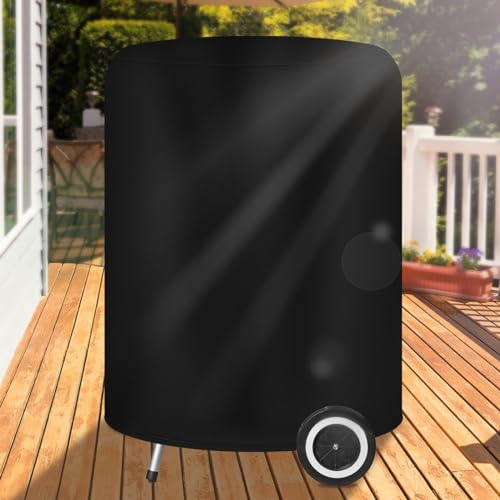 Housse Barbecue Exterieur, 70x96cm Housse Barbecue, Imperméable Bache Barbecue, Oxford Housses pour Barbecue, Protection UV, Coupe-Vent, Anti-Poussière, Housse Convient La Plupart des Grills