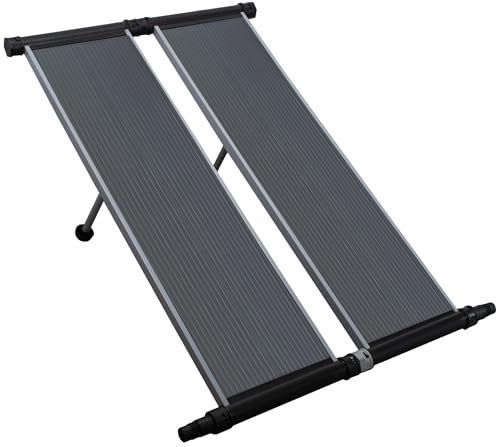 COIL Pool-Solarkollektor, Solarwarmwasserbereiter, Poolheizung, Solarheizung, Anschlussanschlüsse: 32/38 mm, Durchfluss: bis zu 6,5 m3/h, 5 Liter