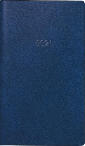 BRUNNEN Taschenkalender Mod. 750 '26 | A6, Kunststoff, blau