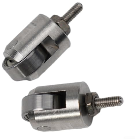 Lot de 2 points de contact M2 à 5 pointes de rouleau pour jauges à cadran, pièces en acier inoxydable pour une mesure précise et un réglage fluide