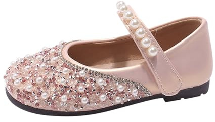 Generiska sandaler storlek 25 söt rosett, Mary-Jane-skor, ballerina med satinankelband, för bröllop, födelsedag, sandal, barfota barn
