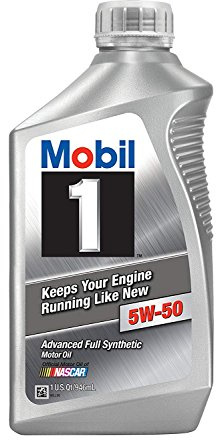 Mobil 1 106035 5W-50 Advanced Full Synthetic Motor Oil - 1 Quart (Pack of 6)