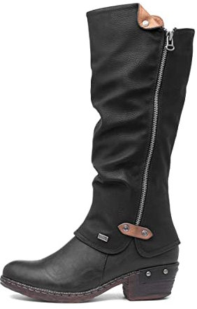 Rieker Sierra Damen Lange Stiefel 41 EU Schwarz