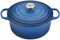 Le Creuset Signature Gusseisen-Bräter mit Deckel, Ø 26 cm, Rund, Für alle Herdarten und Induktion geeignet, Volumen: 5,3 l, 5,135 kg, Marseille