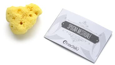 MADALU Menstruationsschwamm aus natürlichem Meeresschwamm Größe M. Der Meeresschwamm ist sehr saugfähig und kann auch während des Geschlechtsverkehrs verwendet werden.