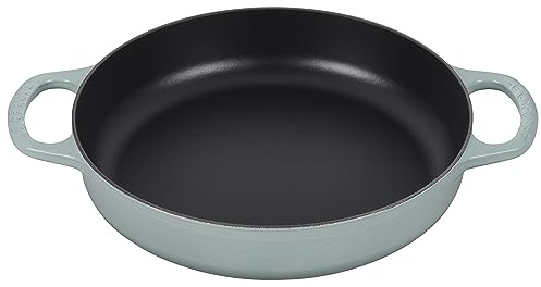 Le Creuset Signature Cast Iron Everyday Pan, 11, Sea Salt