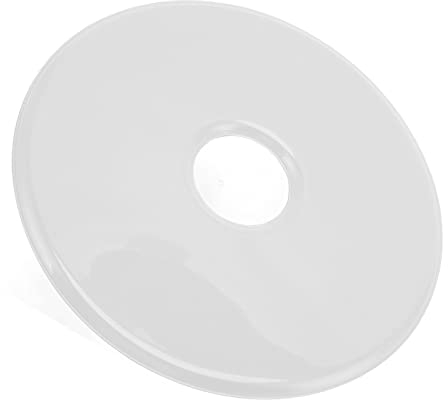 Silicone Dehydrator Sheets, Round Food Dehydrator Mat Reusable Fruit Roll Sheets Compatible with FD660 Fruit Dryer, 12.4in (Transparent)