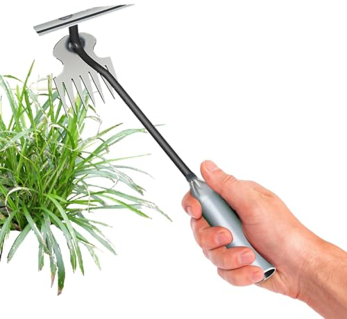 Herramienta extractora de malas hierbas de acero inoxidable, herramienta de extracción de malas hierbas, azada de jardín, accesorios de jardín premium, herramientas para eliminar malas hierbas en el