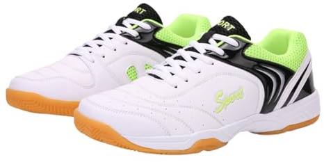 Viaoragiosa Zapatillas Ligeras De BáDminton,Zapatos De Tenis De Mesa,Zapatillas De Tenis De Mesa Hombre,Non-Marking,Antideslizantes,Transpirables,Unisex,para Tenis,BáDminton,Caminar,Gimnasio