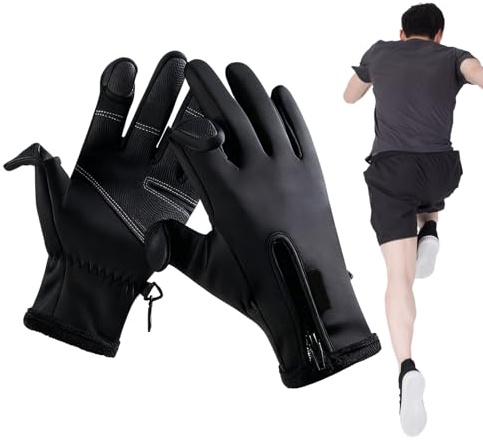 Guantes De Conducción Impermeables Al Viento Térmicos De Dedo Completo