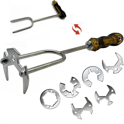 PEZEEU Chiave Rubinetto Lavello Chiavi a Bussola Chiavi a Tubo per Rubinetti Wrench Sink Faucet multifunzionale 21 specifiche sotto lavello di idraulici per Bagno, Lavandino, Rubinetto, Bagno, Cucina