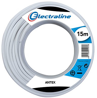 Electraline Coaxial Antenna Cable 15 m White