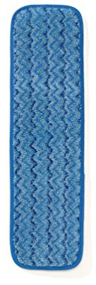 Rubbermaid Commercial Products R050650 Frange Humide en Microfibres Hygen 45 cm Bleu Paquet de 10