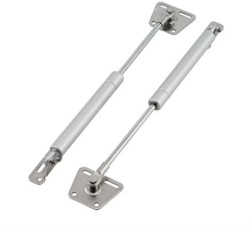 PZRT 2-Pack Hydraulic Support Rod Furniture Cabinet Door Gas Strut Stay Soft Close Hinge Furniture Hardware Fittings Tatami Door Buffer Telescopic Rod