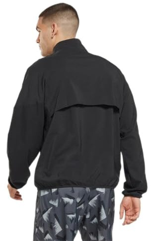 Reebok Men's Woven Jacket, Black, X-Large Men