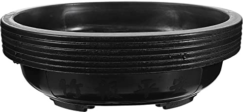 GANAZONO Bonsai Pot 6PCS Bonsai Training Pots Oval Plant Container Deep Flower Pot with Drainage Hole for Home, Garden, Balcony Outdoor Planters