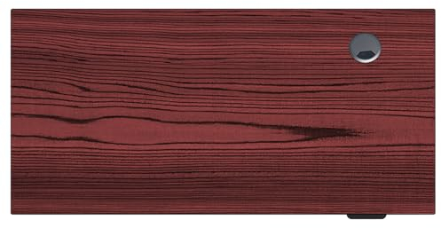 SONNI Tischplatte 120x60 cm Schreibtischplatte, Perfekt für höhenverstellbare Schreibtische, Esstische und mehr, 15 mm stabile Tischplatte langlebig, braun.