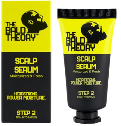 The Bold Theory Scalp Serum gegen Juckreiz und trockene Kopfhaut, Glatzenserum mit Salicylsäure, Ceramiden, Hyaluronsäure, Niacinamide, Bio Aloe Vera, Vitamin B5 und Teebaum, Frischer Duft