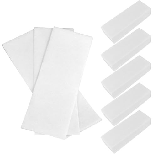 500 Pieces Hair Removal Hot Wax Paper, Flexible Wax Strip Paper, Fabric Wax Strip, Suitable for Face, Legs, Underarms, Hands, Etc.