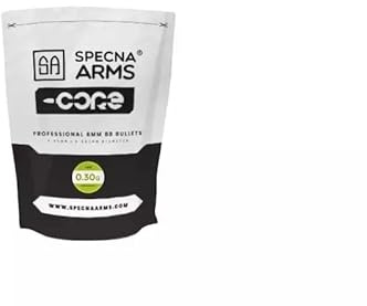 Bolas Airsoft 0,30 g Blancas biodegradables Bolsa de 1 kg de 3333 BBS Marca Specna Arms Core