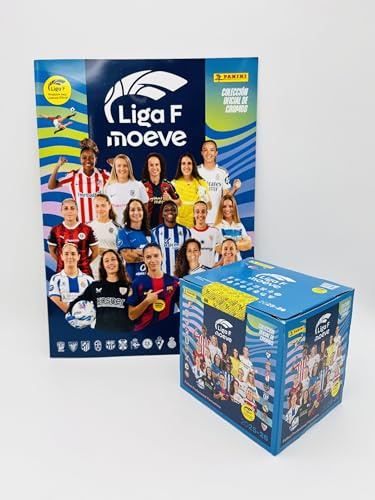 manuelkant Album vuoto + 1 Scatola Box 50 bustine per la raccolta di figurine Liga Femenina 2025 26 2026 Liga F
