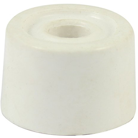 TIMco DSWHITEP PVC dörrstopp 21 x 32 mm – vit (paket med 2)
