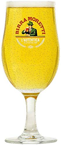 Moretti Half Pint 0,2 Liter Biergläser, neu und original