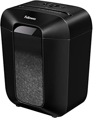 Fellowes LX41-DB 8-Sheet Micro-Cut Paper Shredder for Home Office