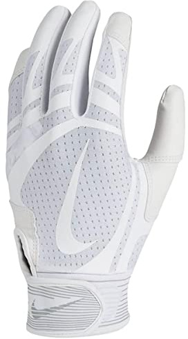 Nike Huarache Series Youth Boys' Baseball Batting Gloves Pair White | White Youth Large