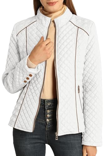 BELLIVERA Veste Matelassée Légère pour Femme, Manteaux D'Hiver pour Femme, Manteau à Bulles à Capuche Longue Rembourrée