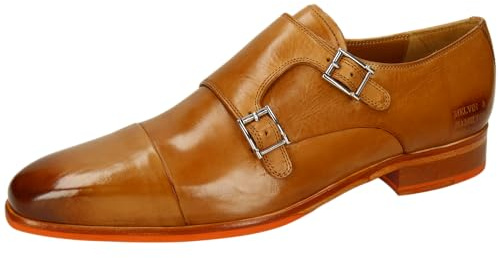 Melvin & Hamilton Lance 1, Mocassino Monk-Strap Uomo, Beige, 42 EU
