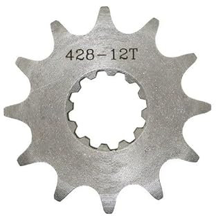 cyclingcolors Kettenritzel motorrad moped roller mofa mokick ketten ritzel kompatibel mit am6 minarelli 428 12 zähne Getrieberitzel