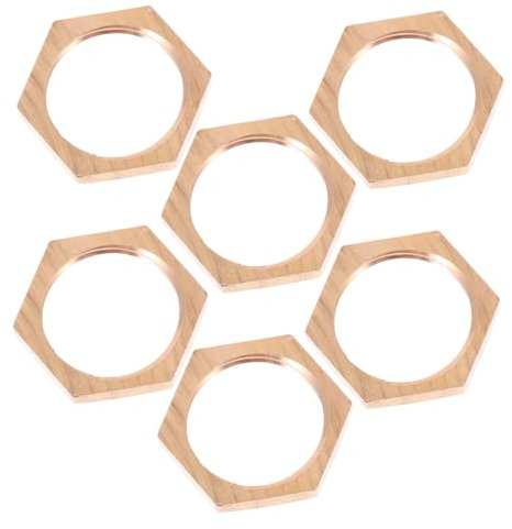 HEATSHAKING 6pezzi Bloccanti Per Raccordi Filettatura Esagonali Femminili Per Tubazioni Adatti Per