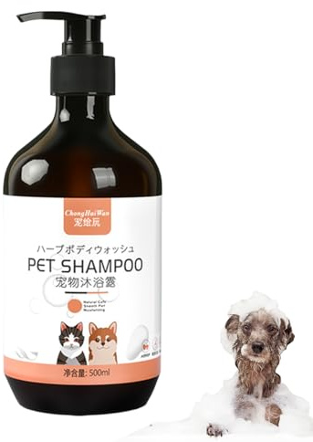 OPEIXSAYKOC 500ml Hundeshampoo Katzenshampoo Natürliches pH-neutrale